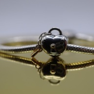 Srebrna zawieszka modułowa „Kłódka Serce” z kluczykiem – Srebro 925 (S925)