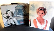 ZESTAW DO PRZECHOWYWANIA WALIZKA + KSIĄŻKA MARILYN MONROE