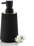 DOZOWNIK DO MYDŁA 250ML CZARNY ABS MINIMALISTYCZNY DO ŁAZIENKI I KUCHNI