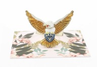 pierścionek ORZEŁ vintage retro z ptakiem NB134