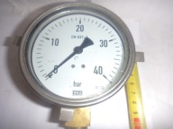 Manometr 40 bar, (40Atm),r ,fi100mm,G 1/2"
