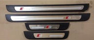 LISTWY NAKLADKI PROGOWE S-LINE AUDI A4 B8 KOMPLET