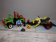 b46 PLAYMOBIL auto skuter śnieżny przyczepa