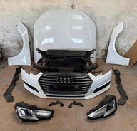 AUDI A4 B9 8W KOMPLETNY PRZÓD ZDERZAK LAMPY MASKA PAS 2.0 TDI BŁOTNIKI LY9C