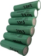 6 szt Akumulator Ogniwo Bateria 18650 ICR18650-22F Li-on 2200mAh 4A Używany