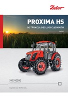 Zetor Proxima HS 100, 110, 120 - instrukcja obsługi ciągników PL (2017)