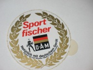 Wędkarz SPORT FISCHER oryginalna naklejka z RFN