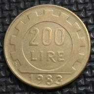 *WŁOCHY [0089]*200 Lirów 1983r. Republika Włoska, Legenda 200 LIRE