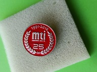 Oryg Odznaka- "mti" - MASZYNY PRZEMYSŁOWE RYBNIK - 25 LAT