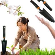 ŁOPATKA OGRODOWA METALOWA WĄSKA DO SADZENIA I PRZESADZANIA ROŚLIN