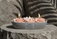 KAMIENNY OGRÓD - Świeca artystyczna - Margaret-Arts