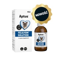 Aptus Felilysintm solution L-lizyna stres, obniżona odporność kota 50 ml
