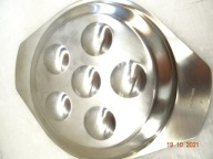 talerzyki stalowe escargot jajka KARA MASSIF 18/8