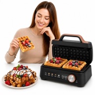 GOFROWNICA 2 DUŻE GOFRY MOCNA POWŁOKA 4 PROGRAMY DOTYKOWY PANEL DURLLENTE