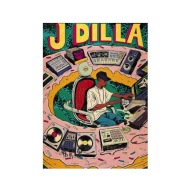 Plakat „J Dilla” – Artystyczny Plakat Muzyczny