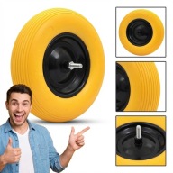 KOŁO PEŁNE DO TACZKI 4.80/4.00-8 BEZDĘTKOWE METALOWE 2 ŁOŻYSKA 400MM