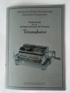 Maszyna do liczenia TRIUMPHATOR -instrukcja