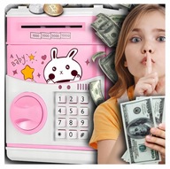 SKARBONKA SEJF PIN KRÓLICZEK DZIECI ELEKTRONICZNA ŚWIATŁA DŹWIĘK PREZENT