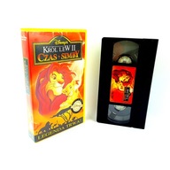 KRÓL LEW II 2 CZAS SIMBY FILM KASETA VIDEO VHS WYDANIE PL