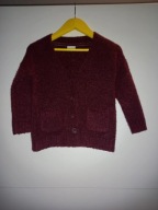 F&F__ŚLICZNY BŁYSZCZĄCY SWETEREK 104/110