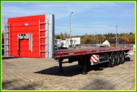 Naczepa platforma TWIST LOCK, drewno twarde, zamki kontenerowe, klonice !