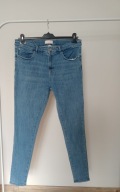 spodnie dżins rurki only carma koma denim 42 46/ 32 jasne niebieskie błękit
