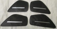 AUDI A8 4H D4long komplet czarnych maskownic BOSE.