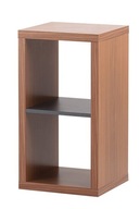 Regał BOFLEX 1x2 orzech połka antracyt