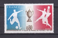 FRANCJA** Piłka, 60 lat Pucharu Francji Mi 2035
