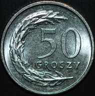 50 groszy 1990 - menniczy egzemplarz