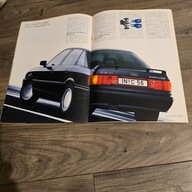Audi 90 quattro 20V 1990 JDM Japonia Japan prospekt folder katalog broszura