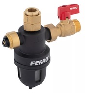 FERRO separator zanieczyszczeń magnetyczny FMDS20 3/4" z zaworem kulowym