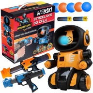 Gra zręcznościowa Webski Roboshoot z 2 pistoletami i kulkami