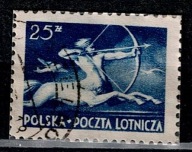 Fi: 445 - kasowany (w foliowej obwolucie) z roku 1948