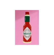 „Tabasco” – Plakat Kuchenny w Minimalistycznym Stylu