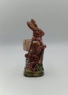 Zając Wielkanocny - do koszyczka można mu włożyć gałązki borówki - figurka