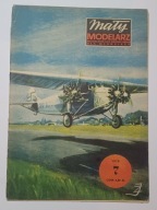 Samolot komunikacyjny "FOKKER" F VIIb-3m Mały Modelarz numer 7/1978