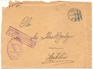 GDAŃSK -DANZIG -POLICJA -POLIZEI PRESIDIUM -koperta -obieg 1932 rok