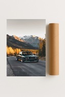 Plakat bez ram 30x40cm BMW E30 M3 Górski Szlak Auto Klasyk Design Hit