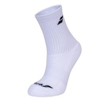 SKARPETY SPORTOWE BABOLAT CREW SOCKS 3 PACK WHITE 43-46