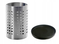 IKEA ORDNING pojemnik na sztućce i przybory kuchenne srebrny ociekacz 18 cm