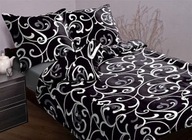 pościel z satyny 160x200 + 2x70x80 zamek S DC 15 17758-6 czarna A-pol