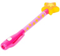 MAGICZNY NIEWIDZIALNY DŁUGOPIS Z LATARKĄ UV 2w1 Gwiazdka