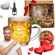 ZESTAW WALENTYNKI PREZENT PIWO „A TERAZ MISIU STRZELI SOBIE PIWKO”