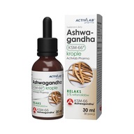 Ashwagandha KSM-66 krople 30 ml 5% witanolidów relax