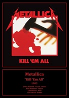Plakat A3 - Metallica Kill 'Em All 1983 Wallpaper