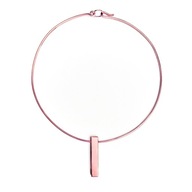 Kolia z wisiorem sztabką. Czysta polska miedź.