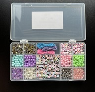 Zestaw koralików do robienia biżuterii