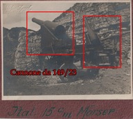 670A ZDOBYCZNE DZIAŁO 15cm WŁOCHY 149/23 ALPY KUK AUSTRO-WĘGRY