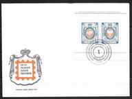 *FDC ROCZNIK 1990 Fi bl 140 kas. 130 LAT POLSKIEGO ZNACZKA